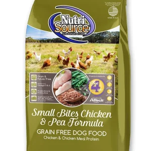 Nutrisource Grain Free Small Bites Chicken (8 per bale) Dry Dog Food - 5 lb Bag