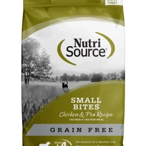 Nutrisource Grain Free Small Bites Chicken Dry Dog Food - 15 lb Bag