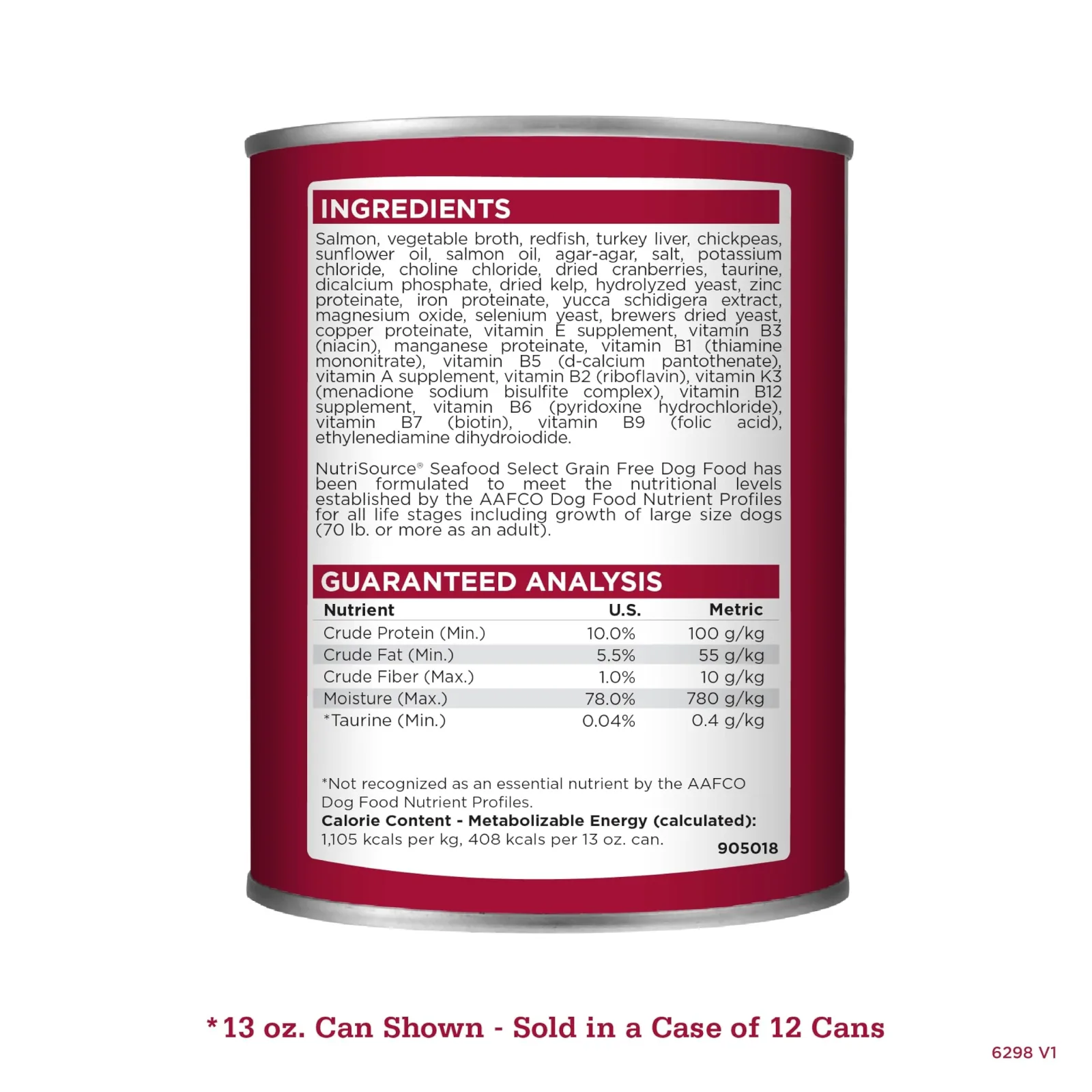 Nutrisource Great North Grain-Free West Select Canned Dog Food - 13 oz - Case of 12 - Image 2