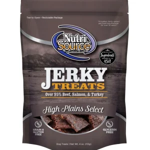 Nutrisource High Plains Jerky Dog Treats - 4 oz
