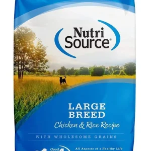 Nutrisource Large Breed Adult Chicken & Rice Dry Dog Food - 30 lb Bag
