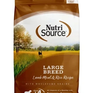 Nutrisource Large Breed Adult Lamb & Rice Dry Dog Food - 30 lb Bag