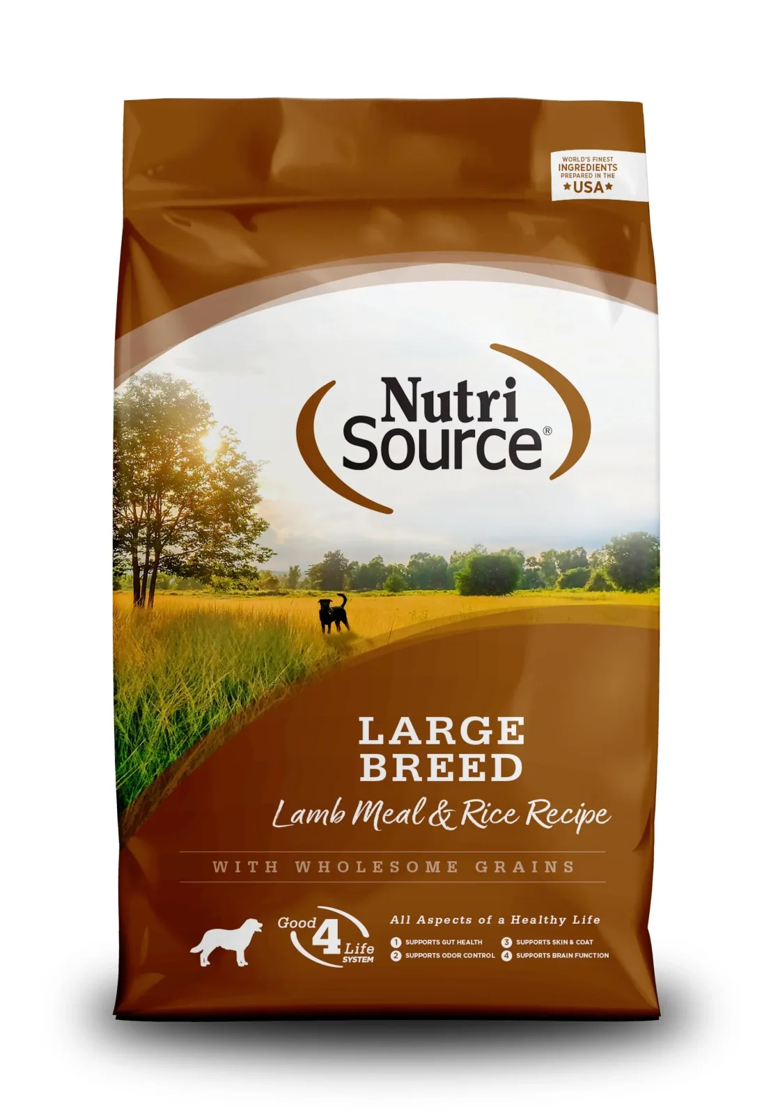 Nutrisource Large Breed Adult Lamb & Rice Dry Dog Food - 30 lb Bag