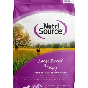 Nutrisource Large Breed Puppy Chicken & Rice Dry Dog Food - 15 lb Bag