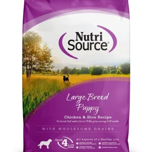 Nutrisource Large Breed Puppy Chicken & Rice Dry Dog Food - 30 lb Bag