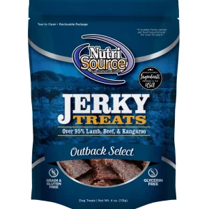 Nutrisource Outback Select Jerky Dog Treats - 4 oz