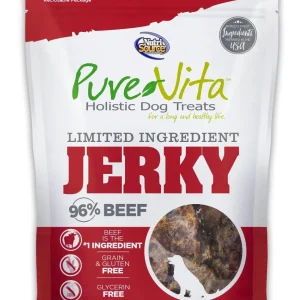 Nutrisource Pure Vita Beef Jerky Dog Treats - 4 oz