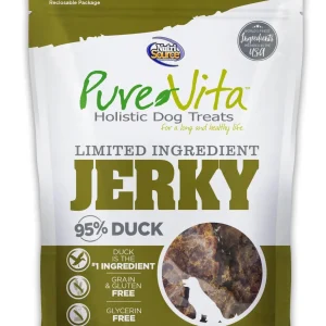 Nutrisource Pure Vita Duck Jerky Dog Treats - 4 oz
