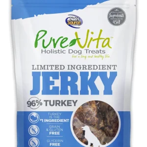 Nutrisource Pure Vita Turkey Jerky Dog Treats - 4 oz