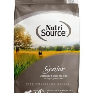 Nutrisource Senior Chicken & Rice (8 Per Bale) Dry Dog Food - 5 lb Bag