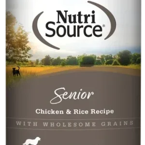 Nutrisource Senior Chicken & Rice Canned Canned Dog Food - 13 oz - Case of 12