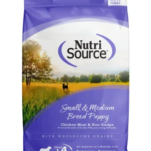 Nutrisource Small/Medium Breed Puppy Chicken & Rice Dry Dog Food - 15 lb Bag