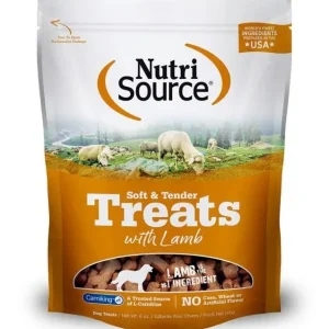 Nutrisource Soft & Tender Lamb Dog Treats - 14 oz