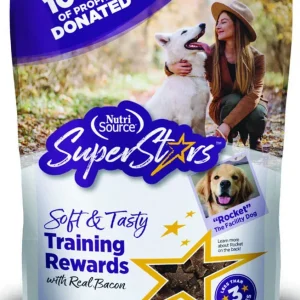 Nutrisource Superstar Bacon Training Dog Treats - 4 oz