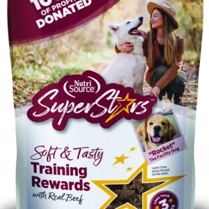 Nutrisource Superstar Beef Training Dog Treats - 4 oz