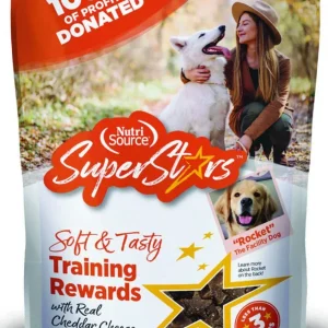 Nutrisource Superstar Cheddar Training Dog Treats - 4 oz
