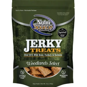 Nutrisource Woodlands Select Jerky Dog Treats - 4 oz