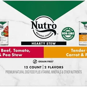 Nutro Cuts in Gravy 12.5oz Chicken & Beef Multi Pack Case Wet Dog Food - 12.5 oz - Case of 12