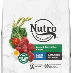 Nutro Natural Choice Large Breed Adult Lamb & Rice Dry Dog Food - 30 lb Bag