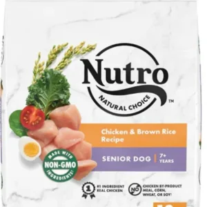 Nutro Natural Choice Senior Chicken & Brown Rice Dry Dog Food