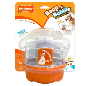 Nylabone Boop N Bobble Interactive Dog Puzzle Toy and Treat Dispenser