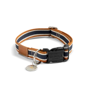 Nylon Dog Collar - Brand Stripe