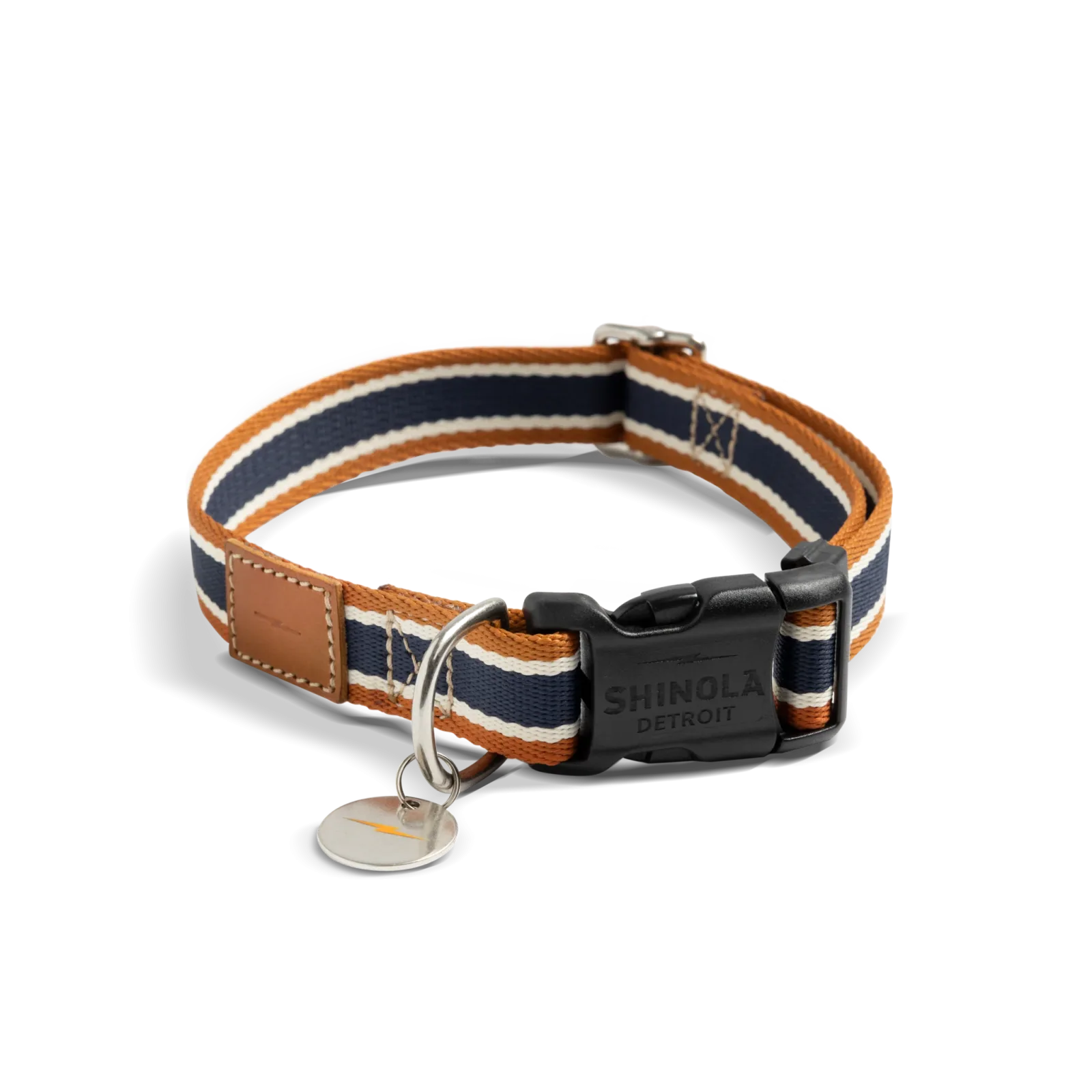 Nylon Dog Collar - Brand Stripe