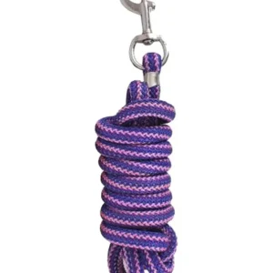 Nylon Pro Braided Lead Rope with Nickel-Plated Hardware