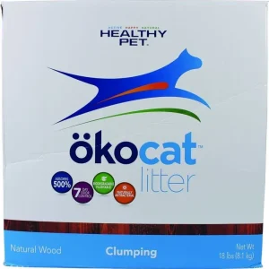 Okocat Natural Wood Clumping Cat Litter