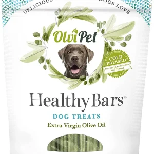 Olvipet Denta Bars Olive Oil Based Bars Large Dental Dog Chews - 9 oz