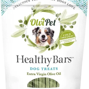 Olvipet Denta Bars Olive Oil Based Bars Medium Dental Dog Chews - 8 oz