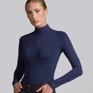 Ombretta Ladies Technical Riding Top Navy