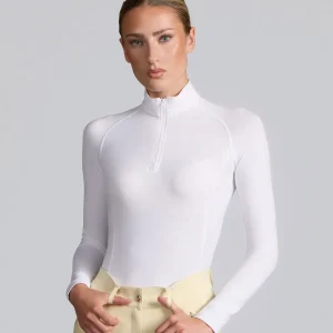 Ombretta Ladies Technical Riding Top White