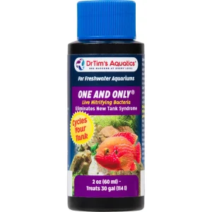 One & Only Freshwater Live Nitrifying Bacteria (2 oz) 30 Gallons - Dr Tim's