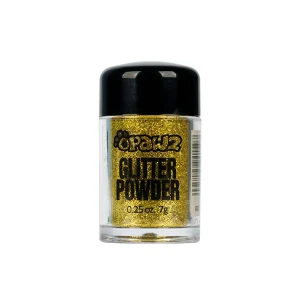 Opawz Glitter Powder .25oz Gold