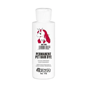 OPAWZ Permanent Pet Hair Dye, 4 oz, Hot Red