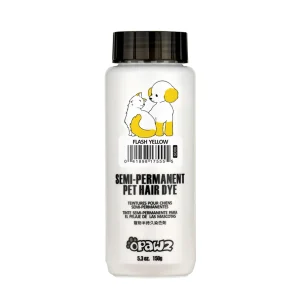 Opawz Semi-Permanent Pet Hair Dye 5.3oz Flash Yellow