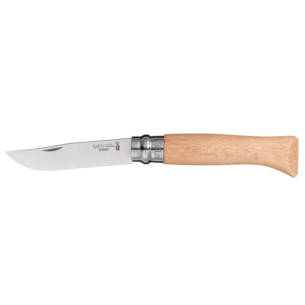 Opinel Blister Pack No 8 Stainless Folding Knife 000405 - Image 2