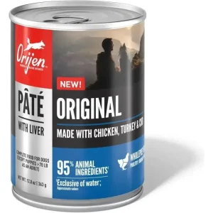 ORIJEN Adult High-Protein Original Pate with Liver Wet Dog Food 12ea/12.8 oz
