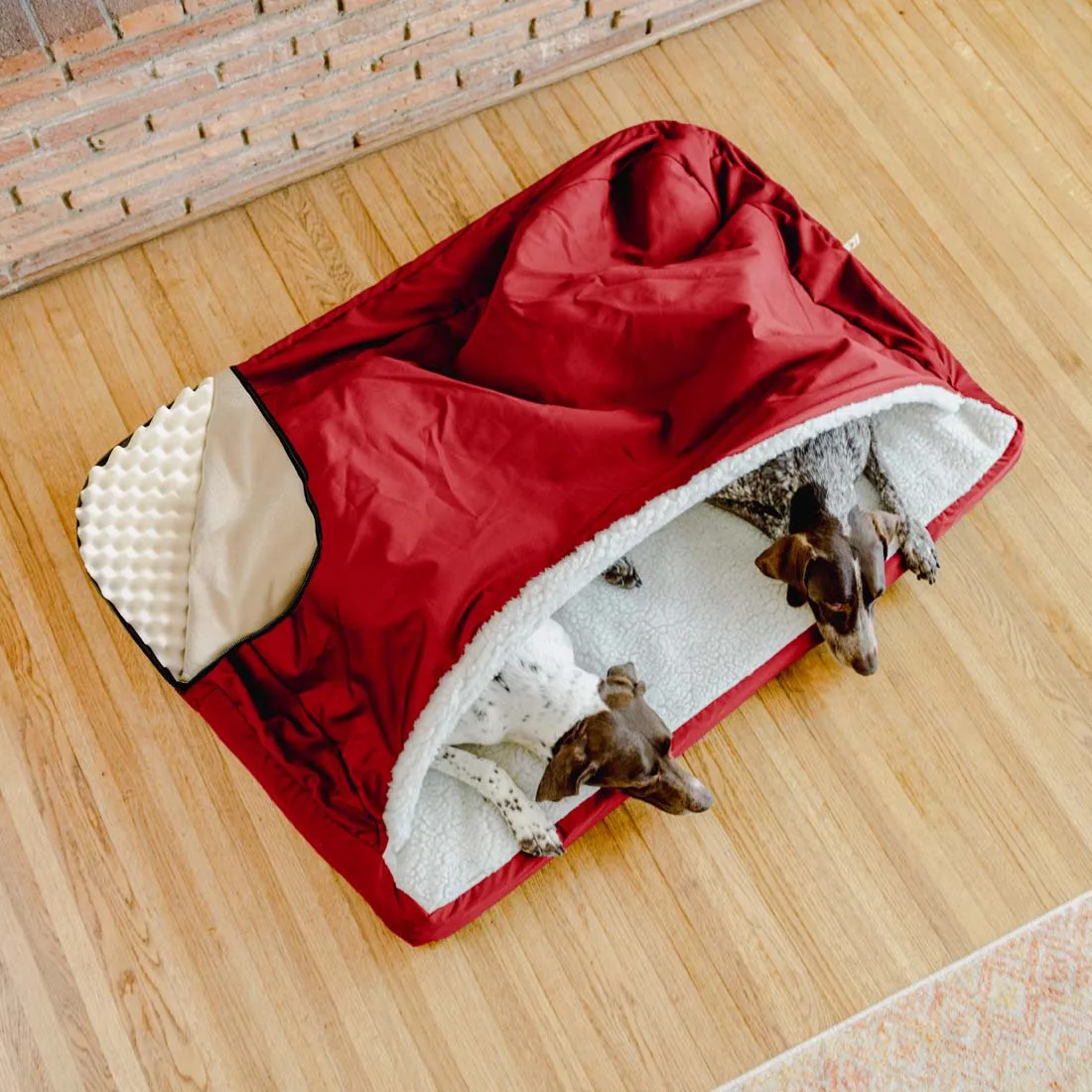 Orthopedic Cozy Cave® Rectangle Dog Bed - Image 2