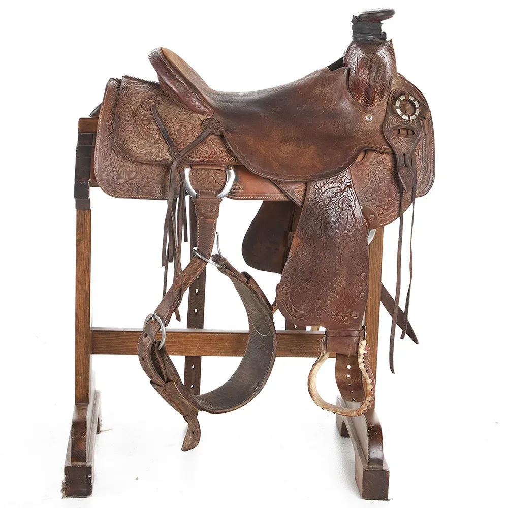 Overton Used 16.5in 1/2 Breed Ranch Roper - Image 2