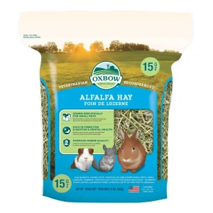 Oxbow Alfalfa Hay Dry Food for Rabbits, Hamsters and Guinea Pigs