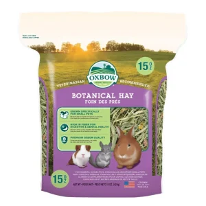 Oxbow Botanical Hay Dry Food for Rabbits, Hamsters and Guinea Pigs
