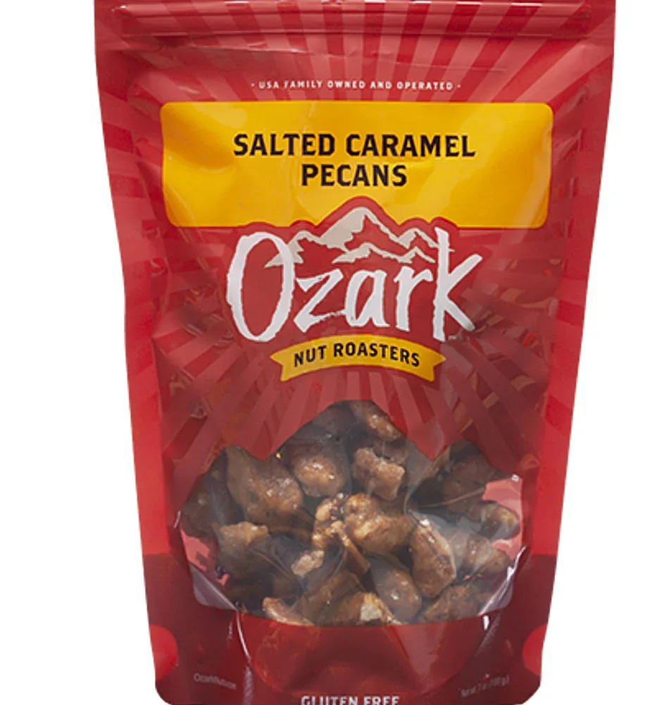 Ozark Nut Roasters Salted Caramel Pecans 7oz