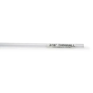 (Pack of 3) Lee's Thinwall Rigid (Hard) Airline Tubing (3/16 x 3' long) - Lee's