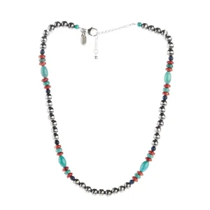 Paige Wallace Navajo Pearl Mix Choker Necklace