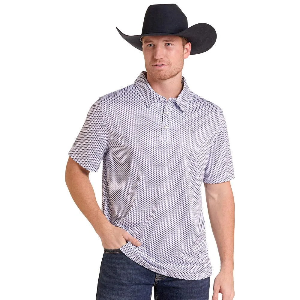 Panhandle Men's Blue Lonestar Polo