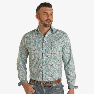 Panhandle Rough Stock Distressed Pailey Shirt