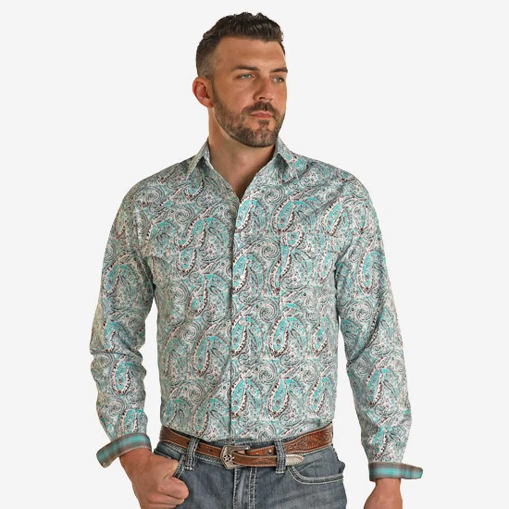 Panhandle Rough Stock Distressed Pailey Shirt