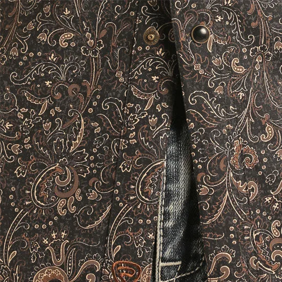 Panhandle Select Black Stallion Paisley Shirt - Image 2